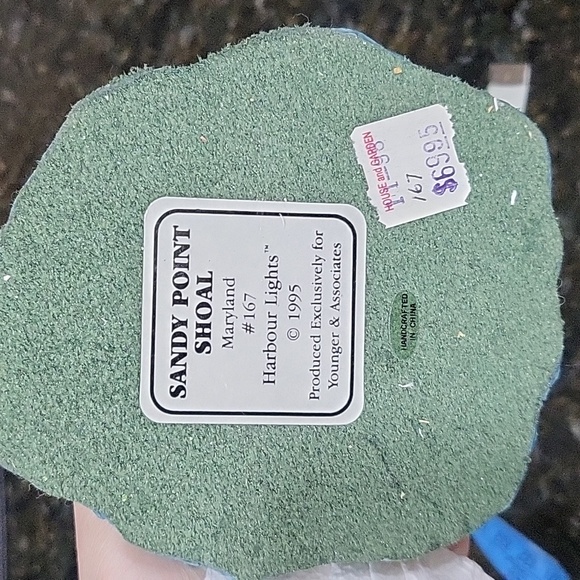 Vintage HARBOR LIGHTS LIGHTHOUSE SANDY POINT SHOAL MARYLAND# 167 - Picture 9 of 11